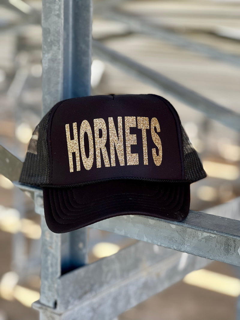 Gold Hornets Foam Trucker Hat