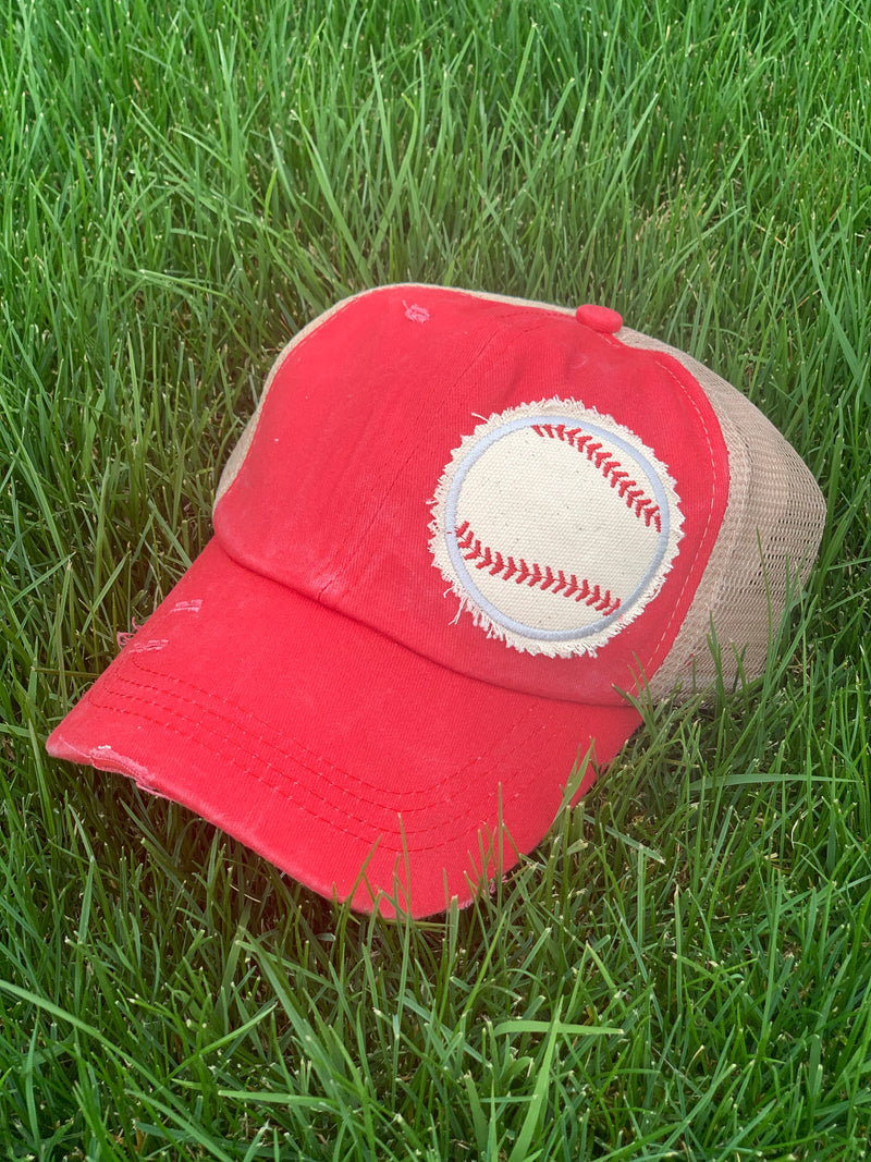 Criss Cross Baseball Patch Hat