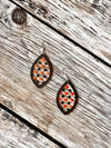 Black & Orange Halloween Miranda Earrings