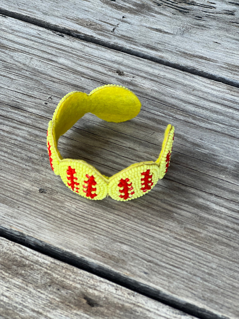 Baseball/Softball Beaded Bracelets