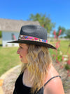 Black Summer Fedora Western Hat