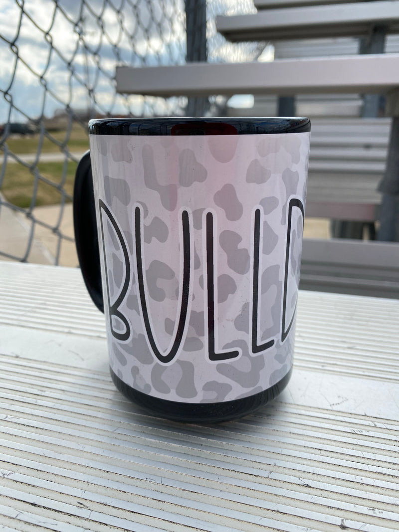 BULLDOGS Leopard Wrap Spirit Coffee Mug