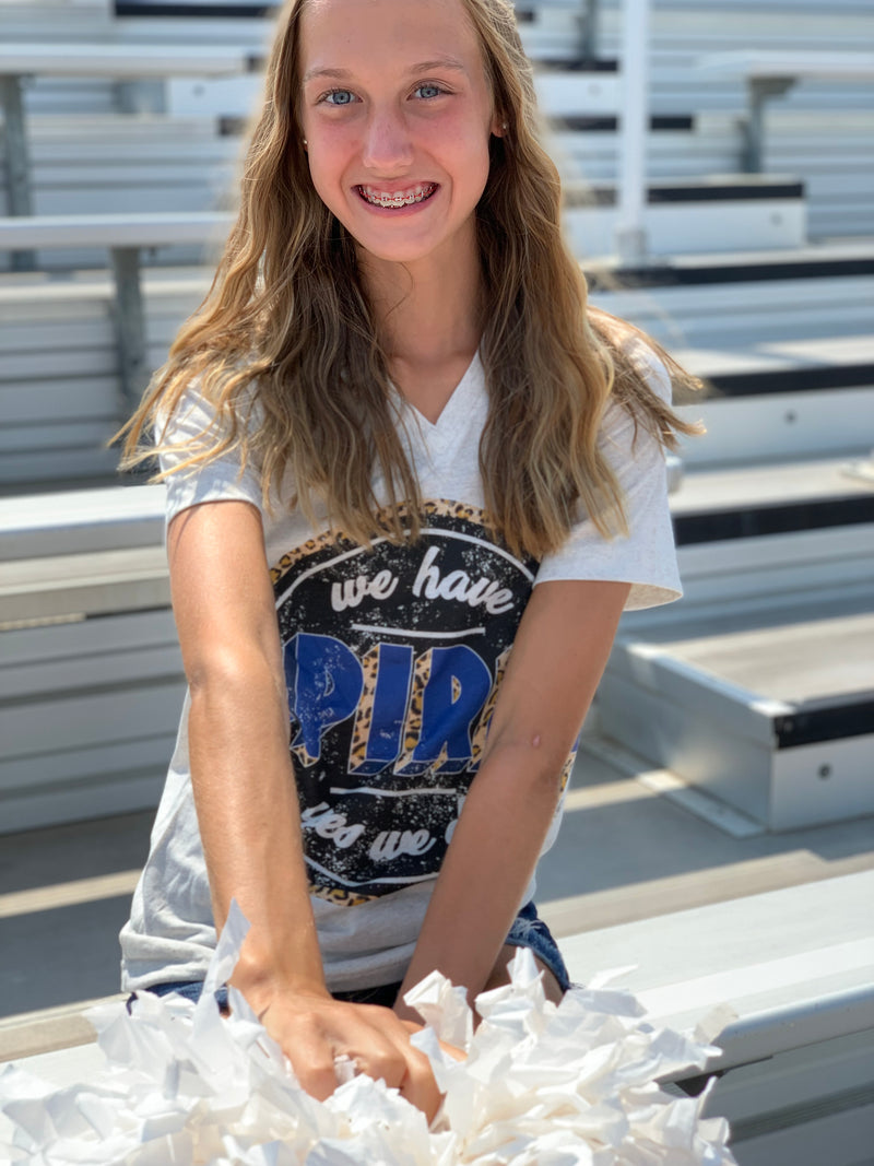 Royal Blue We Got Spirit Tee