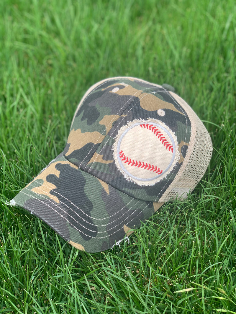 Criss Cross Baseball Patch Hat