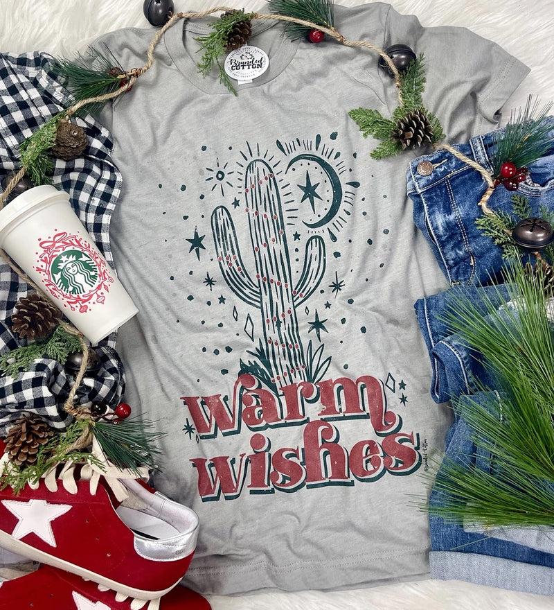 Warm Wishes Cactus Tee (Long Sleeve)